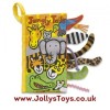 Jellycat Jungly Tails Soft Book