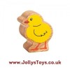 Chunky Wooden Chick Figure
